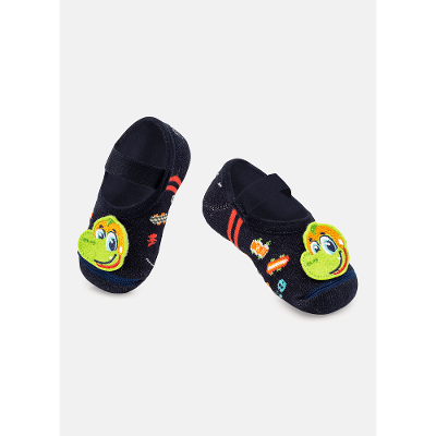 Meia Sapatilha Bebê Menino Antiderrapante Dino