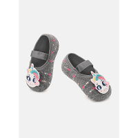 Meia Sapatilha Bebê Menina Antiderrapante Unicórnio - 1