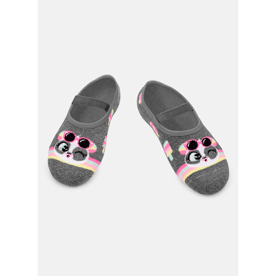 Meia Sapatilha Antiderrapante Infantil Panda Summer
