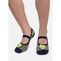 Meia Sapatilha Antiderrapante com LED Menino Dinossauro Gamer - 1