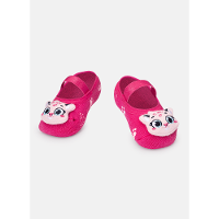 Meia Sapatilha Antiderrapante com Aplique Bebê Menina Onça - 1