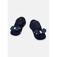 Meia Sapatilha Antiderrapante com Aplique Bebê Menina Estrelas - 1