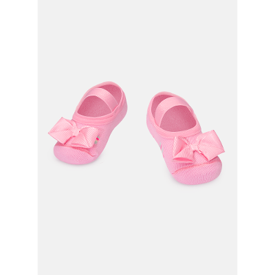 Meia Sapatilha Antiderrapante com Aplique Bebê Menina Panda Summer