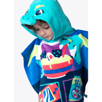 Poncho Toalha com Capuz Menino Dragão Street - 5