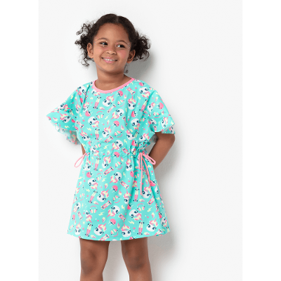 Saída de Praia Menina Unicórnio Skate