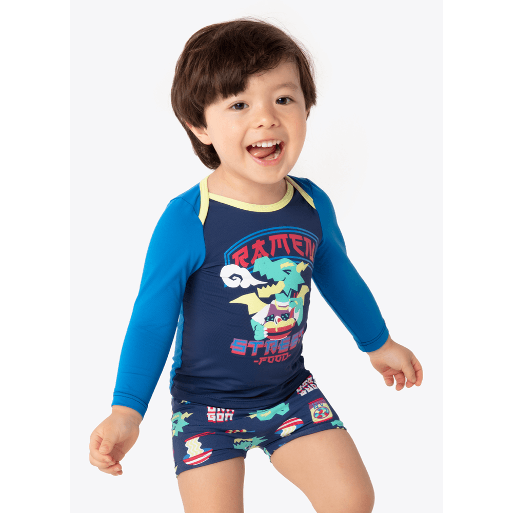 Camiseta Manga Longa Bebê Menino Dragão Street - 3