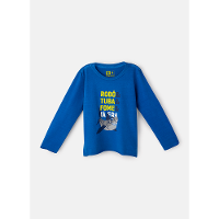 Camiseta Manga Longa Algodão Menino Tubarão Robô - 1