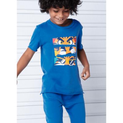 Camiseta Manga Curta Algodão Menino Tigre Roar
