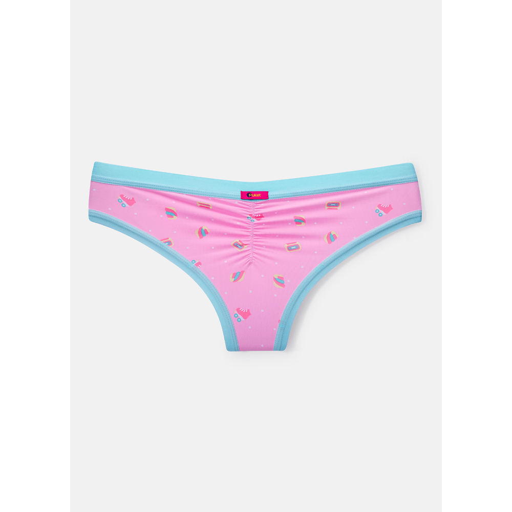 Calcinha Fio Dental Feminina Microfibra Lhama - 2