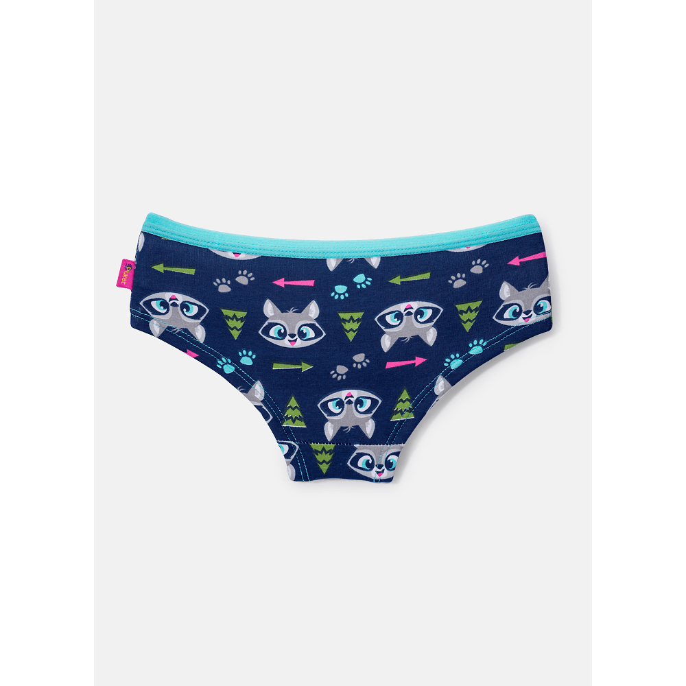 Calcinha Caleçon Menina Família Guaxinim - 2