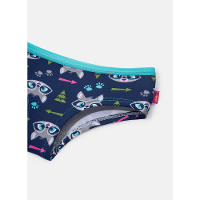 Calcinha Caleçon Menina Família Guaxinim - 3