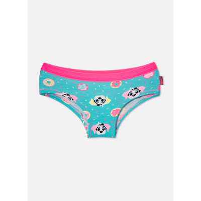 Calcinha Caleçon Menina Algodão Dalmata Donuts