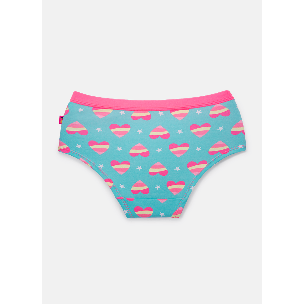 Calcinha Caleçon Menina Coração - 2