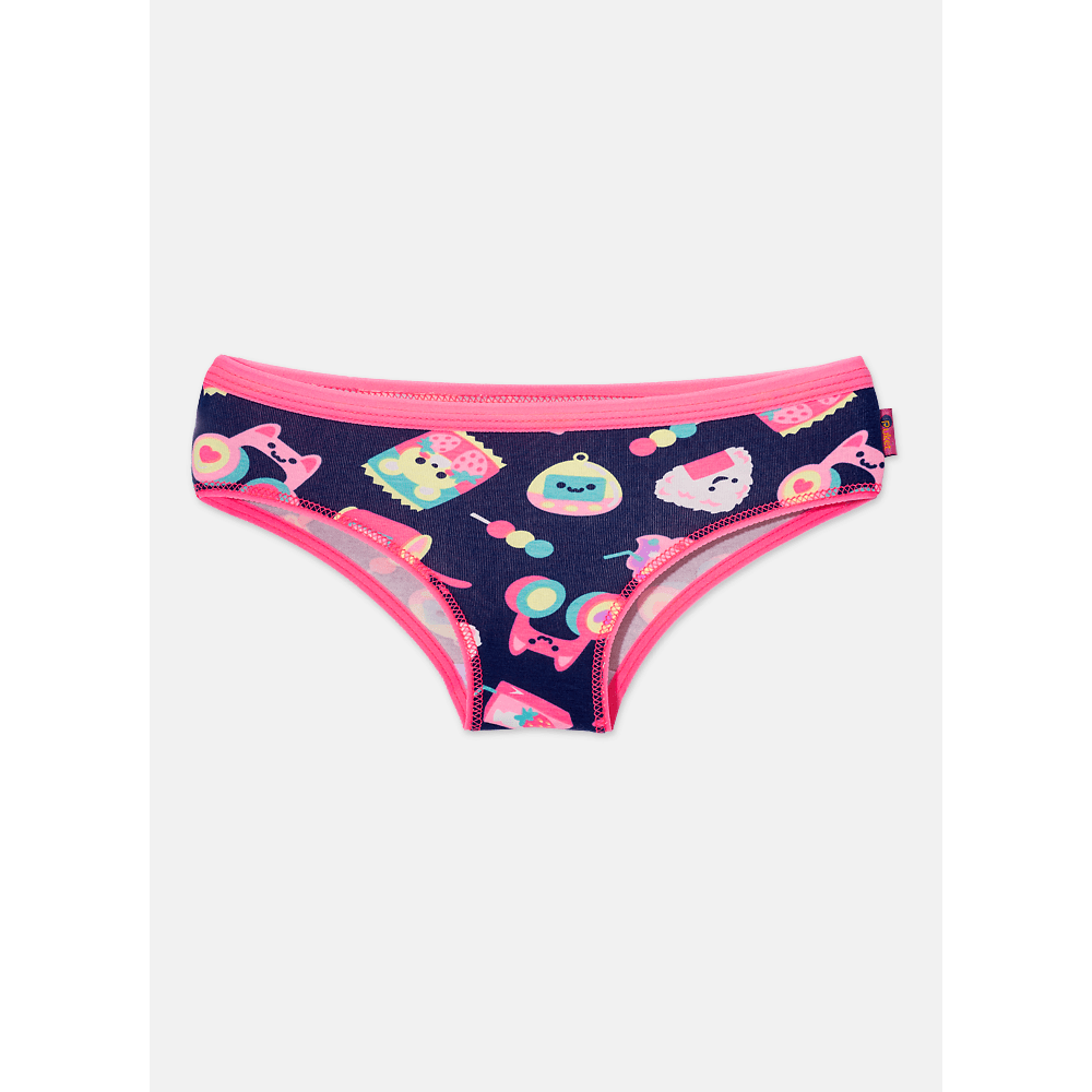 Calcinha Boneca Menina Estampada Algodão Unicórnio Kawaii - 1