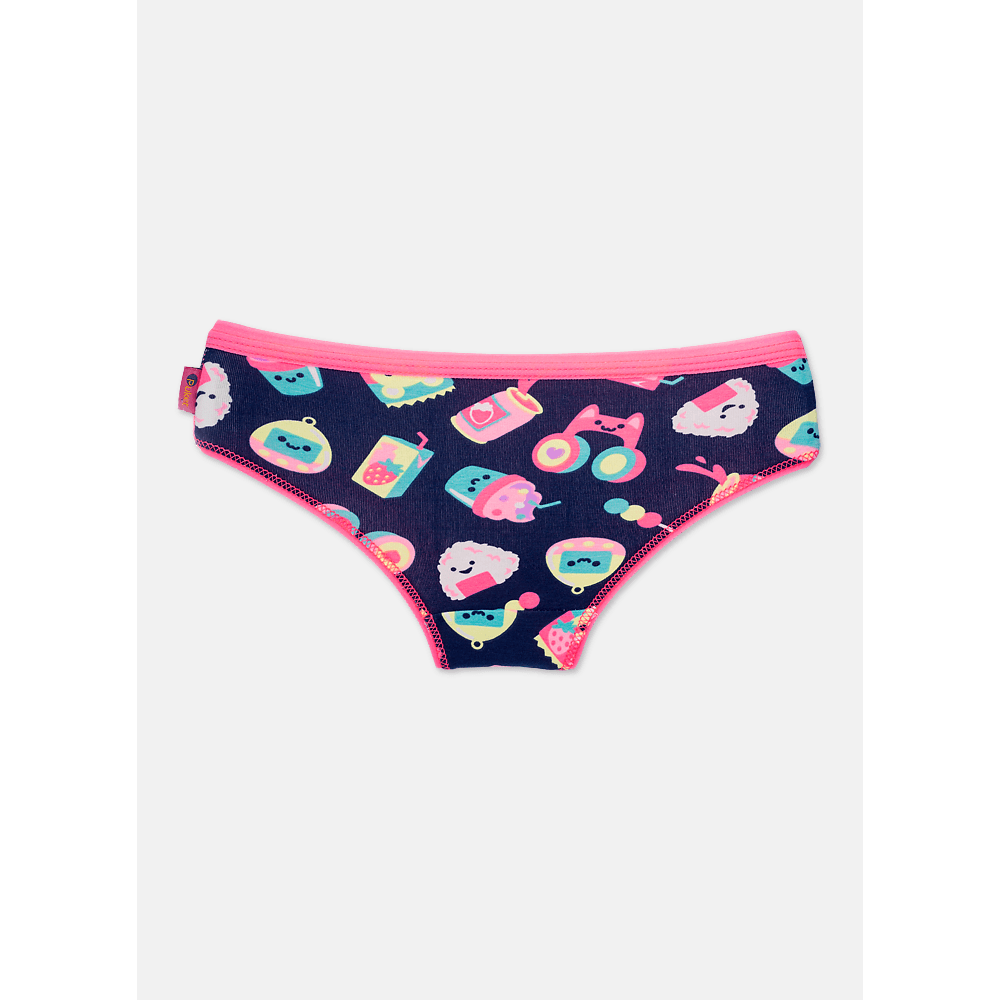 Calcinha Boneca Menina Estampada Algodão Unicórnio Kawaii - 2