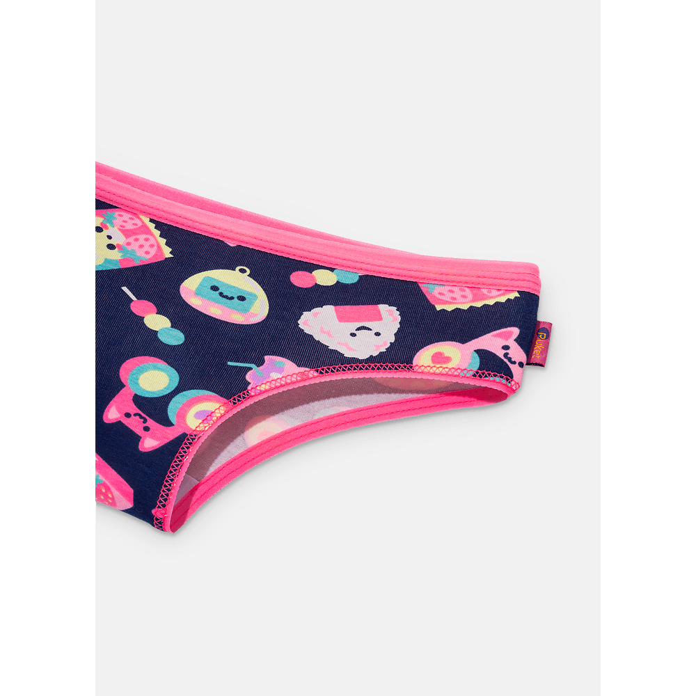 Calcinha Boneca Menina Estampada Algodão Unicórnio Kawaii - 3