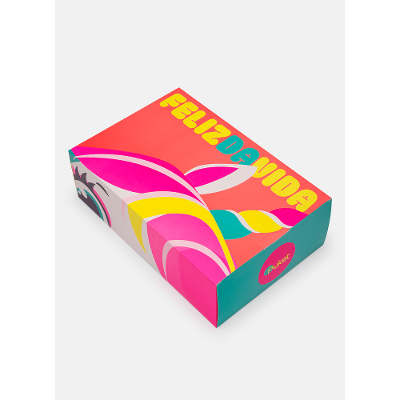 Caixa de Presente Média Unicórnio - 25x17x8cm (AxLxP)