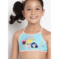 Biquini Menina com Proteção Solar Amigas Sereias - 2