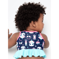 Biquíni Bebê Menina com Proteção Solar Unicórnio Skate - 2