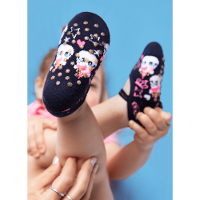 Meia Menina Sapatilha com Antiderrapante e Aplique Unicórnio - 4