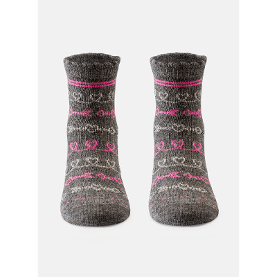 Meia Soquete Bebê Menina Coração