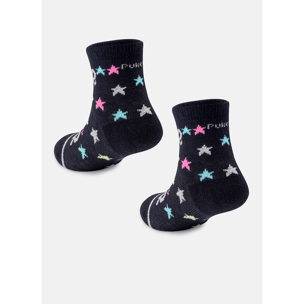 Meia Soquete Bebê Menina Estrela - Brilha no Escuro - 3