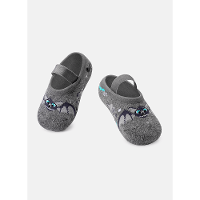 Meia Sapatilha Bebê Menino Antiderrapante Morcego - 1