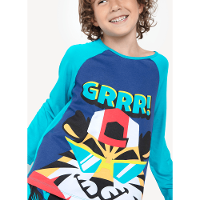 Pijama Manga Longa Viscose Menino Tigre - 2