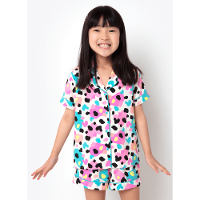 Pijama Manga Curta Viscose Menina Dálmata Donuts - 1