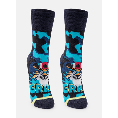 Meia Soquete Menino Tigre Roar