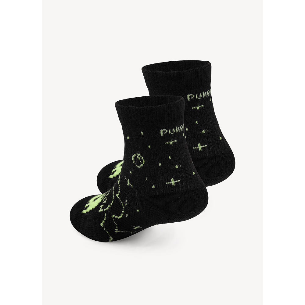 Meia Soquete Bebê Menino Foguete - Brilha no Escuro - 2