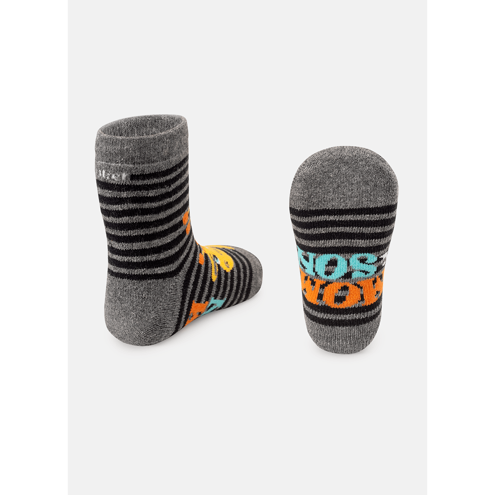 Meia Soquete Bebê Menino Girafa - 2