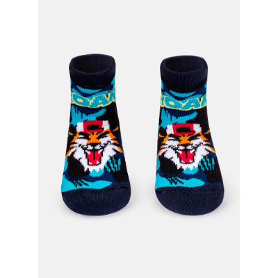 Meia Soquete Bebê Menino Tigre Roar
