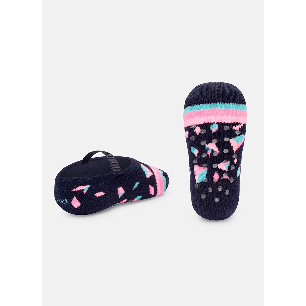 Meia Sapatilha Bebê Menina Antiderrapante Unicórnio Shine - 3