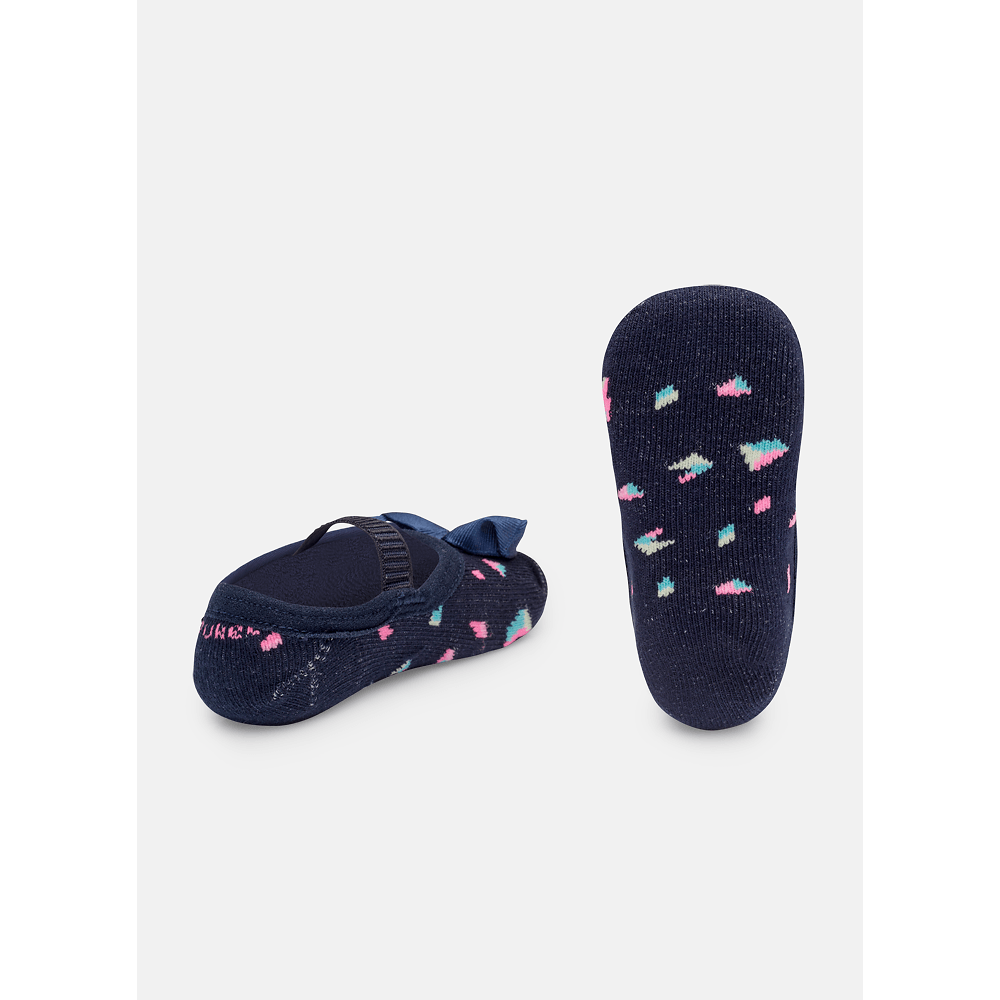 Meia Sapatilha Bebê Menina Laço Unicórnio - 1