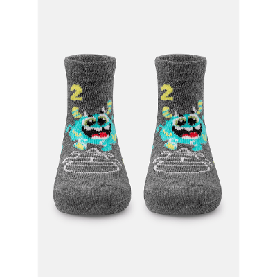 Meia Menino Soquete Cano Médio Monstro