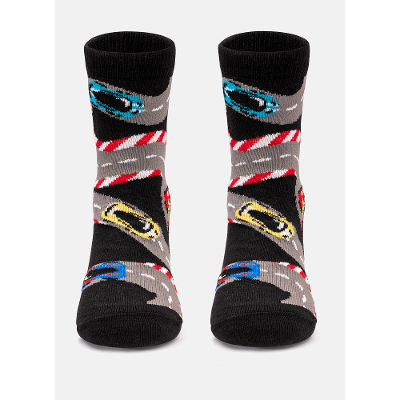 Meia Menino Soquete Cano Médio Carros