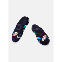 Meia Menino Sapatilha com Antiderrapante e Aplique Dino Surf - 1