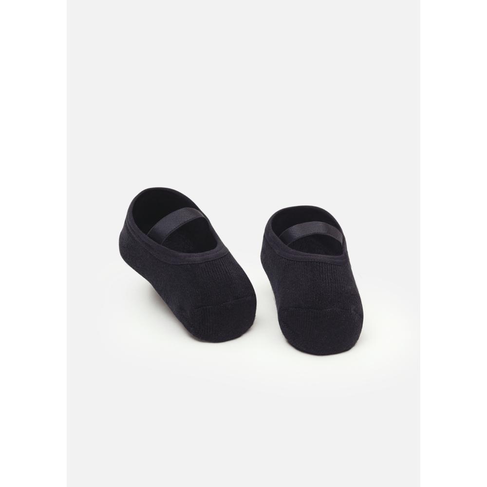 Meia Sapatilha Antiderrapante Bebê Menina com Aplique - 1