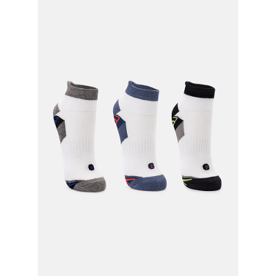 Kit com 3 Meias Soquete Adulto Unissex Desenhado