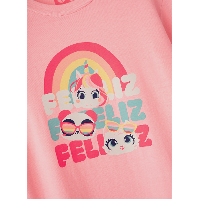 Camiseta Infantil Manga Longa Algodão Multibichos