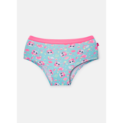 Calcinha Caleçon Feminina Unicórnio Shine