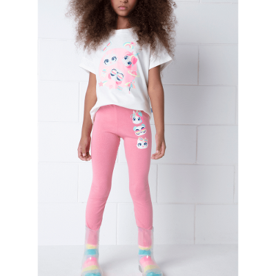 Calça Legging Infantil Cotton Multibichos Lisa