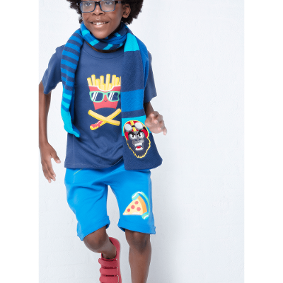 Bermuda Moletom Menino Junk Food