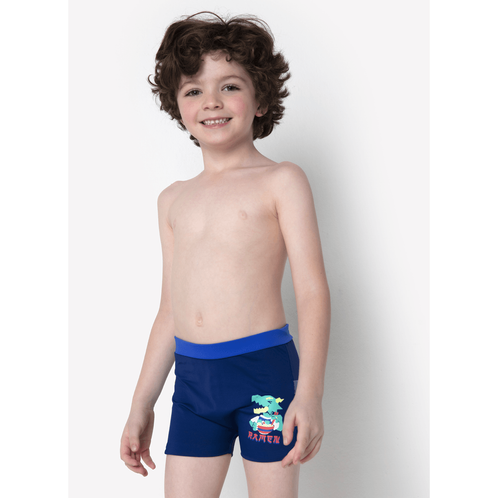 Sunga Menino Dragão Street Azul - 3