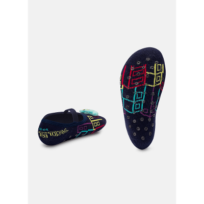 Meia Sapatilha Menino Antiderrapante Com LED Dragão