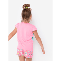 Pijama Manga Curta Viscolycra Menina Lhama - 3