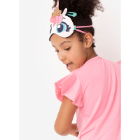 Pijama Manga Curta Menina Teen Viscolycra Unicórnio - 2