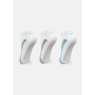 Kit com 3 Meias Cano Curto Unissex Adulto Esportiva