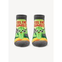 Meia Soquete Bebê Menino Cactos - Brilha no Escuro - 1